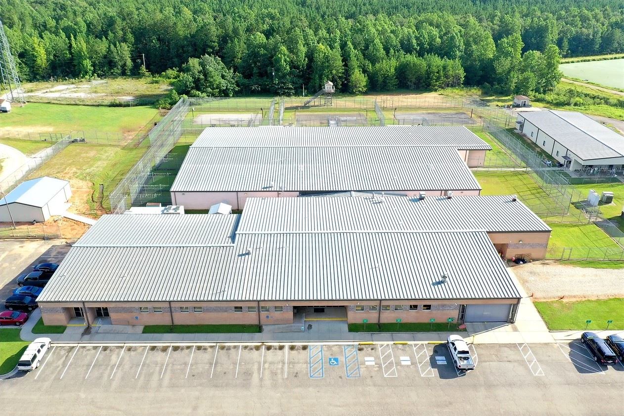 County jail taken from above the facility